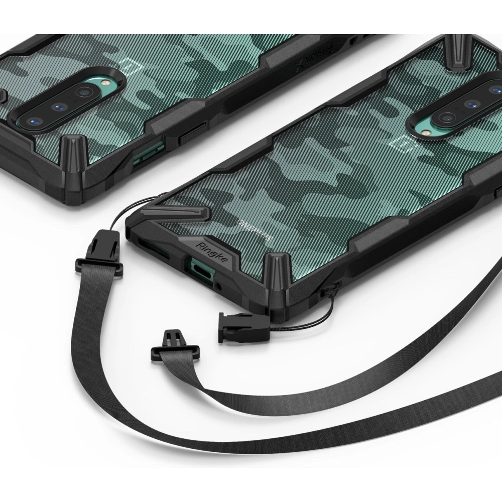 Hurtownia GSM - Etui Ringke Fusion-X OnePlus 8 Camo (Moro) Black - RGK1174MOB - {ean13} - Hurt