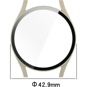 Hurtownia GSM - Bizon Case+Glass Watch Samsung Galaxy Watch 7 40 mm bej - BIZ6116 - {ean13} - Hurt