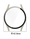 Hurtownia GSM - Etui ze szkłem do zegarka Bizon Case+Glass Watch do Samsung Galaxy Watch 7 40 mm beżowe - BIZ6116 - {ean13} - Hurt