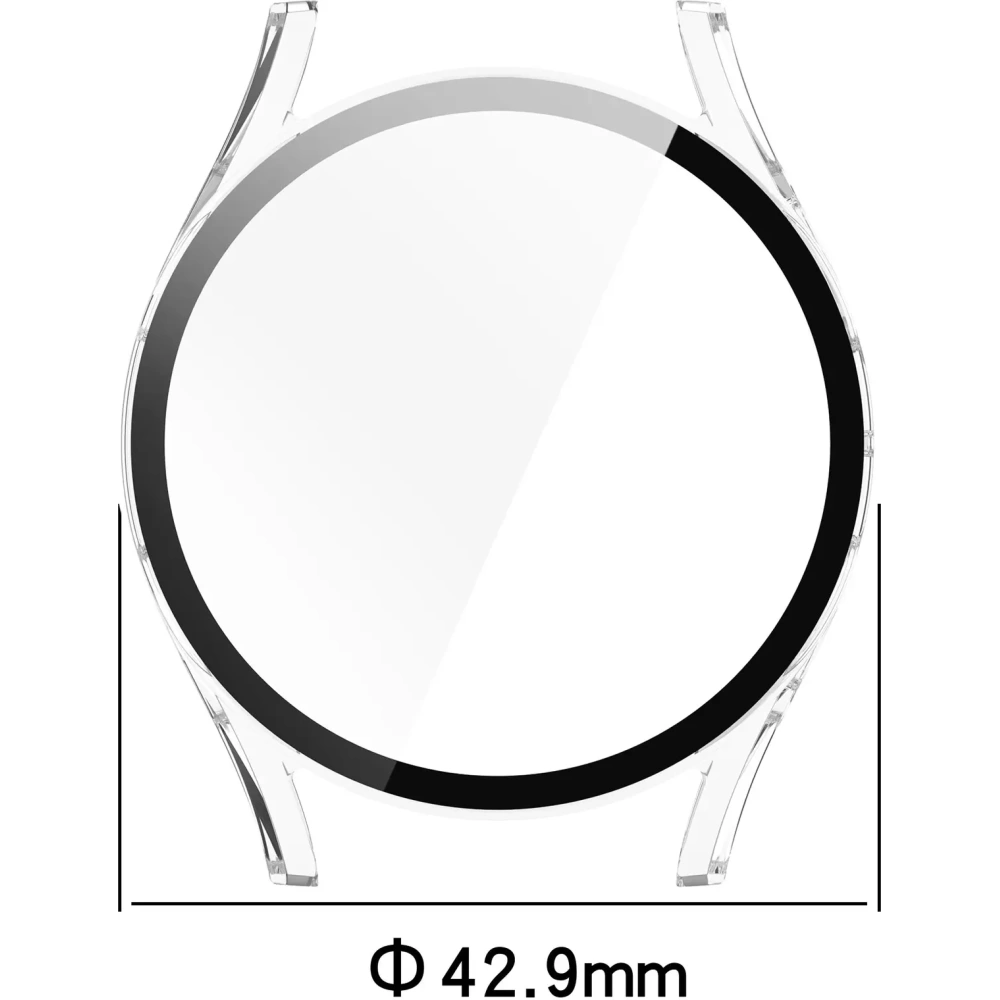 Hurtownia GSM - Etui ze szkłem do zegarka Bizon Case+Glass Watch do Samsung Galaxy Watch 7 40 mm przezroczyste - BIZ6119 - {ean13} - Hurt