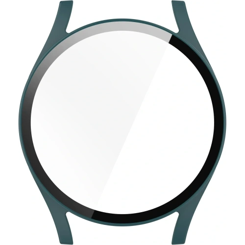 Etui ze szkłem do zegarka Bizon Case+Glass Watch do Samsung Galaxy Watch 7 40 mm zielone