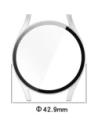 Hurtownia GSM - Etui ze szkłem do zegarka Bizon Case+Glass Watch do Samsung Galaxy Watch 7 40 mm satynowo srebrne - BIZ6123 - {ean13} - Hurt