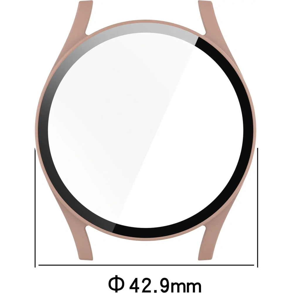 Hurtownia GSM - Etui ze szkłem do zegarka Bizon Case+Glass Watch do Samsung Galaxy Watch 7 40 mm różowe - BIZ6125 - {ean13} - Hurt