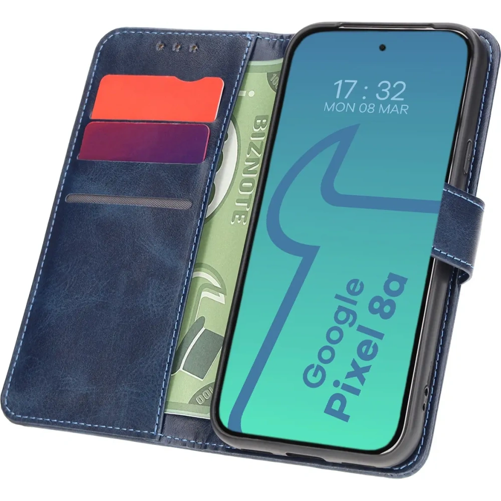 Hurtownia GSM - Bizon Case Pocket Google Pixel 8a albastru marin - BIZ6127 - {ean13} - Hurt