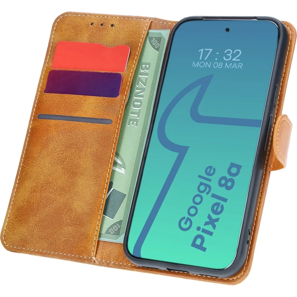 Wholesale Bizon Case Pocket Google Pixel 8a brown - BIZ6128 - {ean13} - Hurt