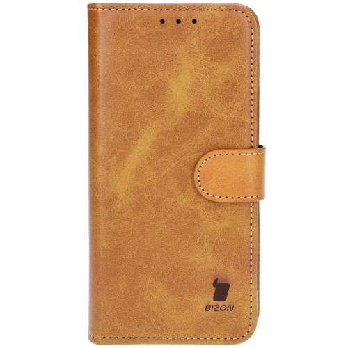 Etui z klapką Bizon Case Pocket do Google Pixel 8a brązowe