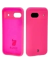 Silikonowe etui Bizon Soft Case do Google Pixel 8a neonowo-różowe