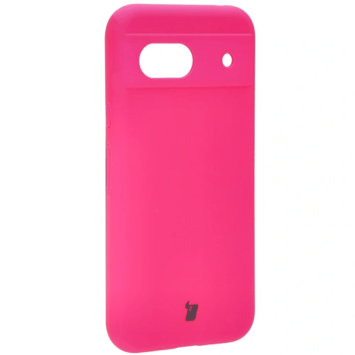 Silikonowe etui Bizon Soft Case do Google Pixel 8a neonowo-różowe
