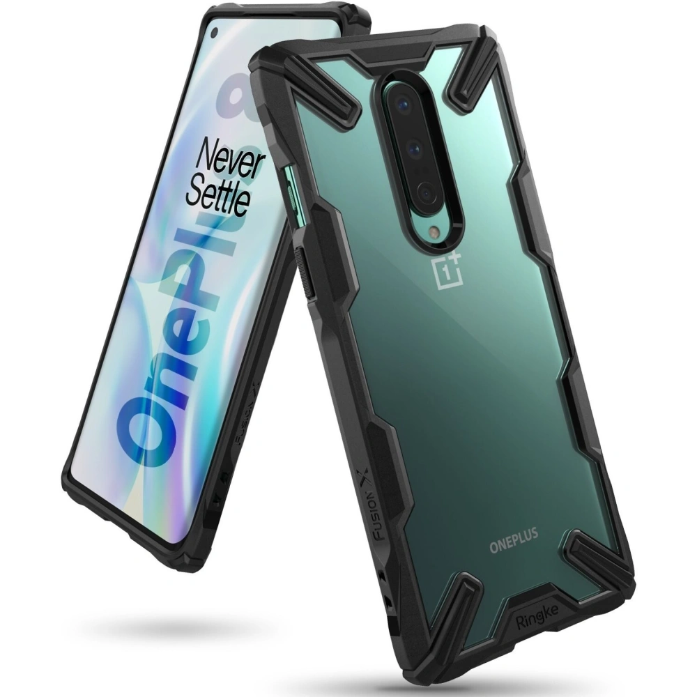 Hurtownia GSM - Etui Ringke Fusion-X OnePlus 8 Black - RGK1172BLK - {ean13} - Hurt