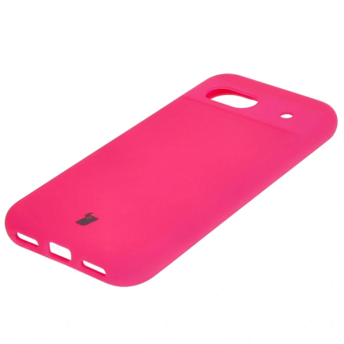 Silikonowe etui Bizon Soft Case do Google Pixel 8a neonowo-różowe