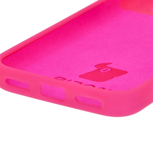 Silikonowe etui Bizon Soft Case do Google Pixel 8a neonowo-różowe