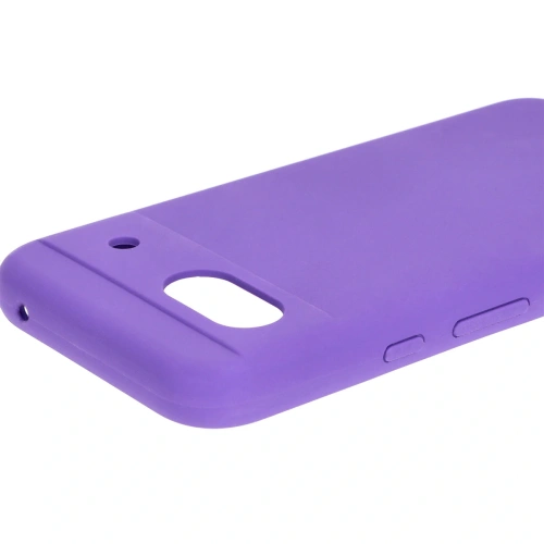 Silikonowe etui Bizon Soft Case do Google Pixel 8a fioletowe