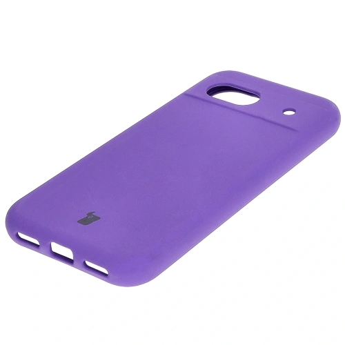 Silikonowe etui Bizon Soft Case do Google Pixel 8a fioletowe