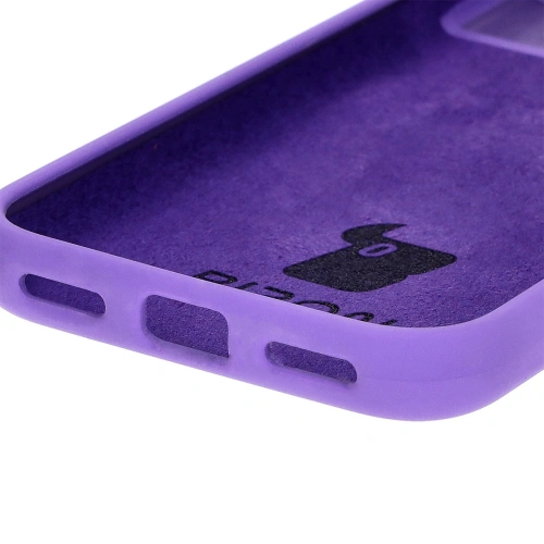 Silikonowe etui Bizon Soft Case do Google Pixel 8a fioletowe