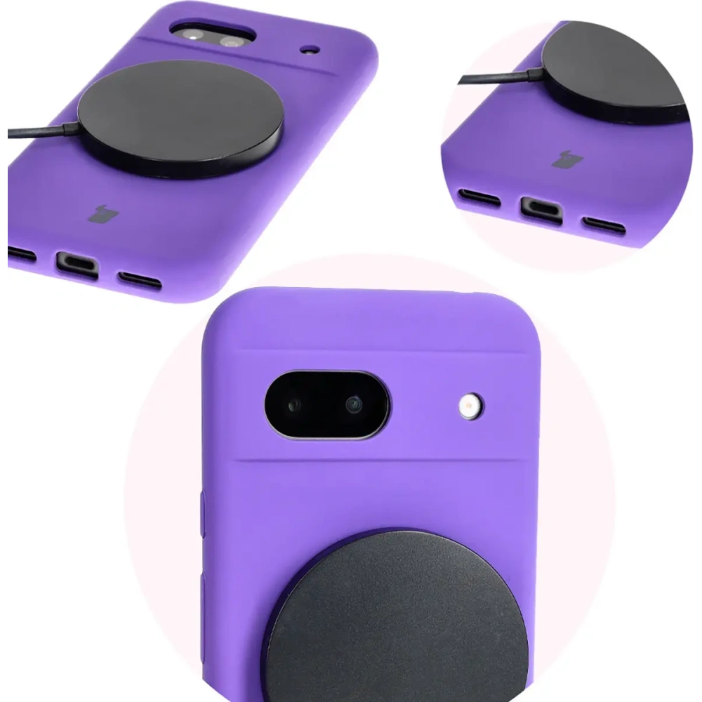 Hurtownia GSM - Bizon Soft Case Google Pixel 8a lila - BIZ6130 - {ean13} - Hurt