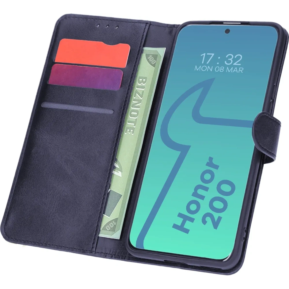 Hurtownia GSM - Etui s klopou Bizon Case Pocket pro Honor 200 modré - BIZ6132 - {ean13} - Hurt