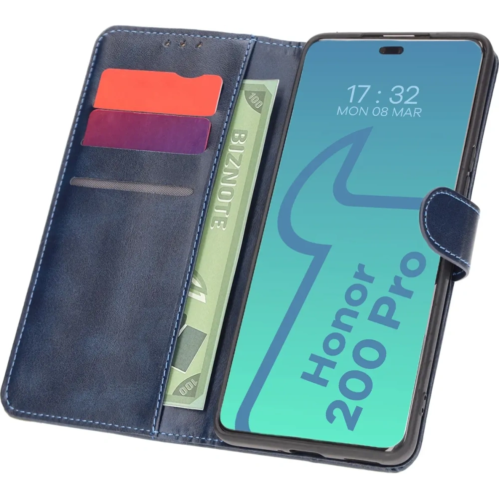 Hurtownia GSM - Etui s klopou Bizon Case Pocket pro Honor 200 Pro modré - BIZ6135 - {ean13} - Hurt