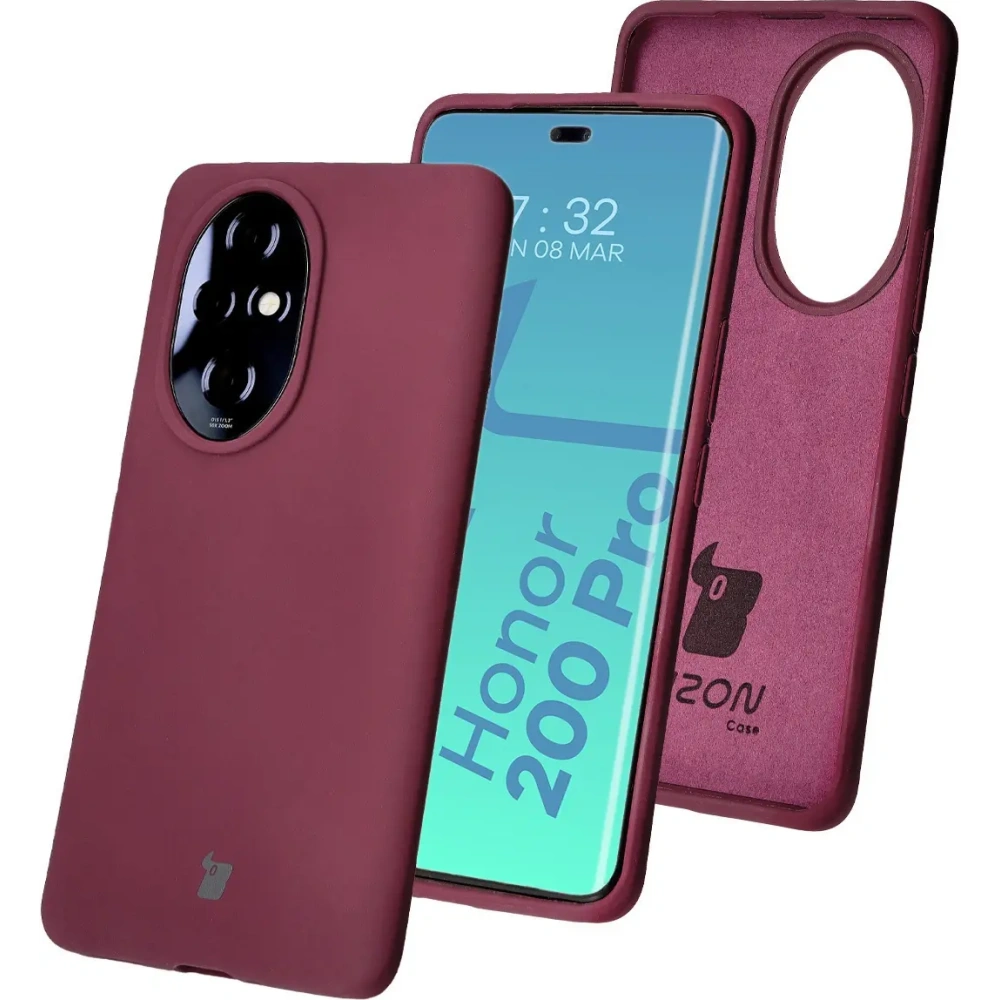 Hurtownia GSM - Husa moale Bizon pentru Honor 200 Pro, violet închis - BIZ6139 - {ean13} - Hurt