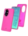 Silikonowe etui Bizon Soft Case do Honor 200 Pro neonowo-różowe