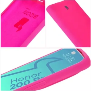 Hurtownia GSM - Silikonové pouzdro Bizon Soft Case pro Honor 200 Pro neonově růžové - BIZ6140 - {ean13} - Hurt