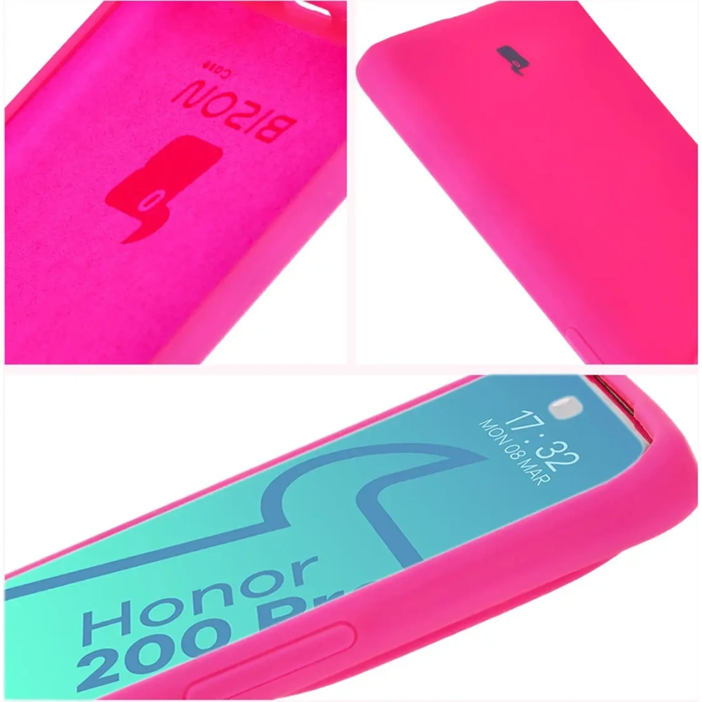 Hurtownia GSM - Bizon Soft Case Honor 200 Pro neon rózsaszín - BIZ6140 - {ean13} - Hurt