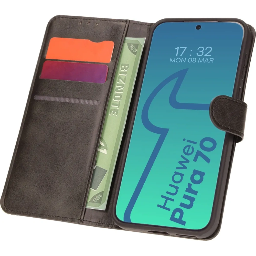 Hurtownia GSM - Bizon Case Pocket Huawei Pura 70 schwarz - BIZ6142 - {ean13} - Hurt
