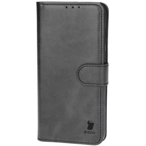 Etui z klapką Bizon Case Pocket do Huawei Pura 70 czarne