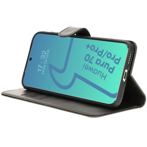 Etui z klapką Bizon Case Pocket do Huawei Pura 70 Pro / Pro+ czarne