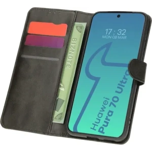 Hurtownia GSM - Etui s klopou Bizon Case Pocket do Huawei Pura 70 Ultra černé - BIZ6144 - {ean13} - Hurt