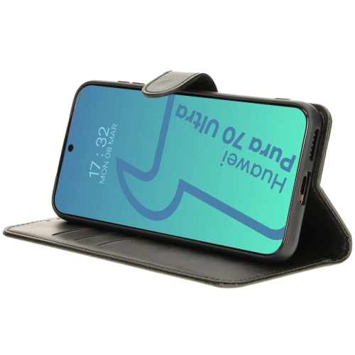 Etui z klapką Bizon Case Pocket do Huawei Pura 70 Ultra czarne