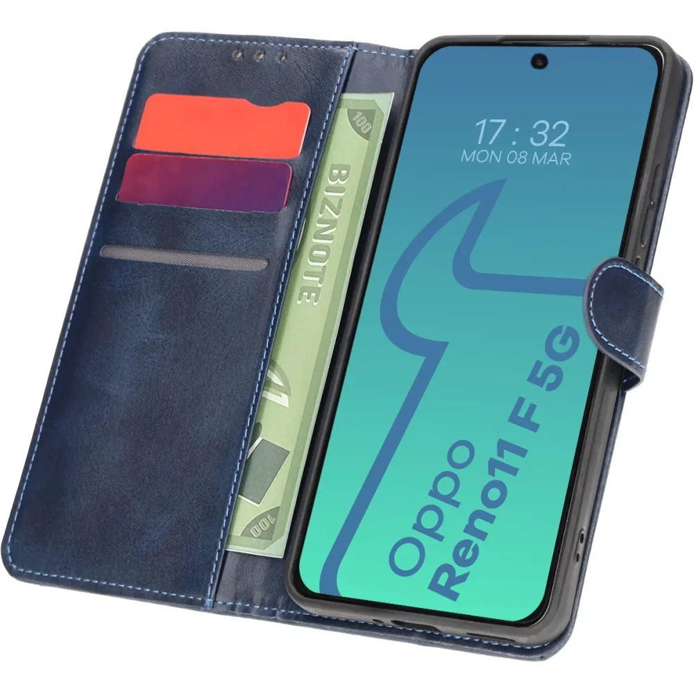 Hurtownia GSM - Bizon tok zsebre Oppo Reno11 F 5G sötétkék - BIZ6147 - {ean13} - Hurt