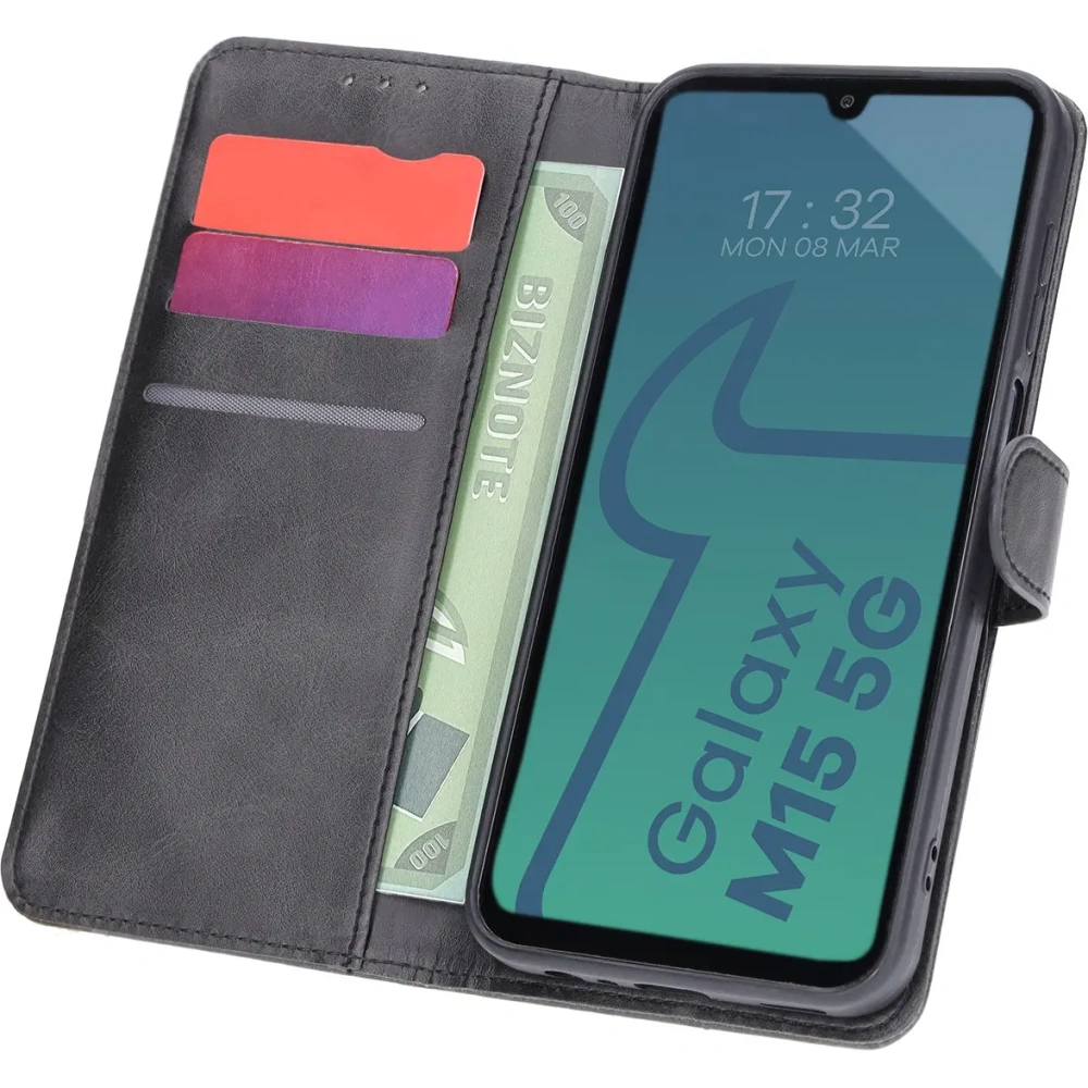 Hurtownia GSM - Bizon Case Pocket Samsung Galaxy M15 5G negru - BIZ6149 - {ean13} - Hurt
