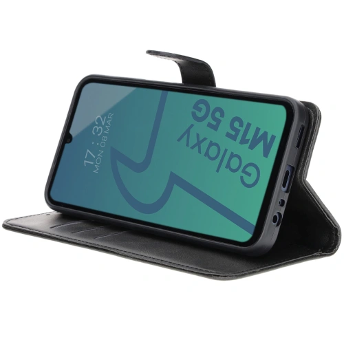Etui z klapką Bizon Case Pocket do Samsung Galaxy M15 5G czarne