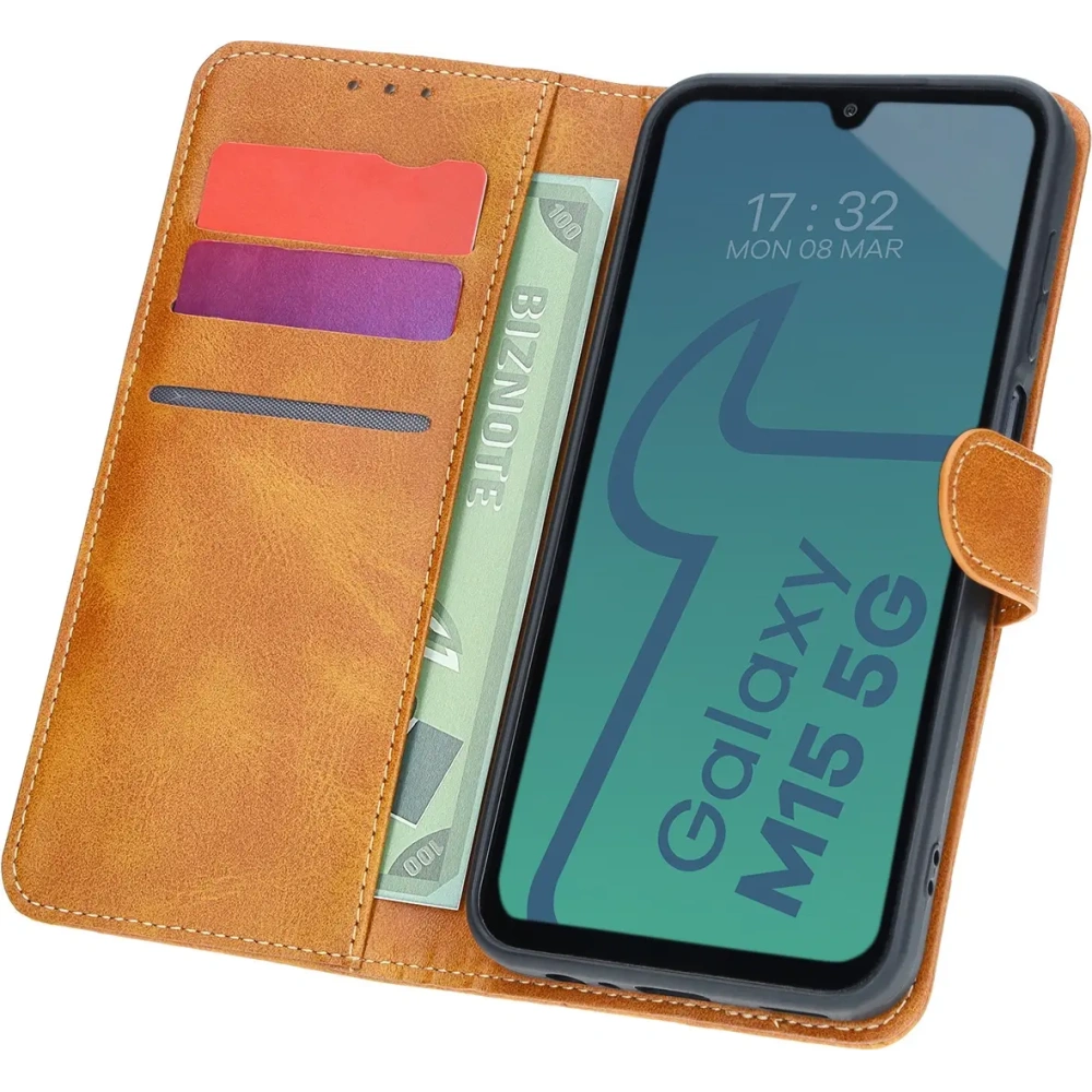 Hurtownia GSM - Bizon Case Pocket Samsung Galaxy M15 5G maro - BIZ6151 - {ean13} - Hurt