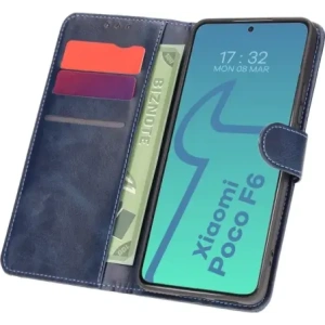 Hurtownia GSM - Bizon Caz Pocket Xiaomi Poco F6 albastru marin - BIZ6153 - {ean13} - Hurt