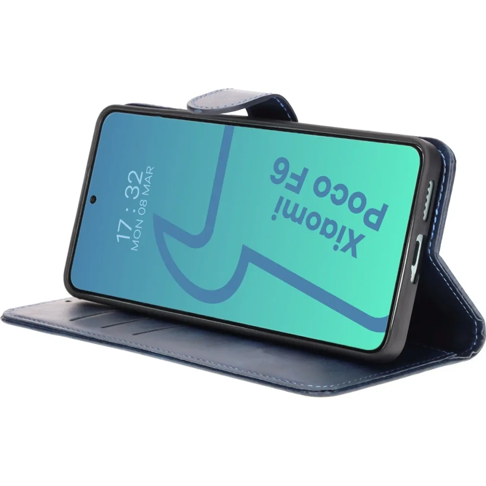 Hurtownia GSM - Bizon tok zseb Xiaomi Poco F6 tengerészkék - BIZ6153 - {ean13} - Hurt