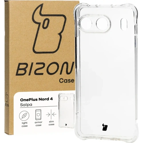 Elastyczne etui Bizon Case Salpa do OnePlus Nord 4 przezroczyste