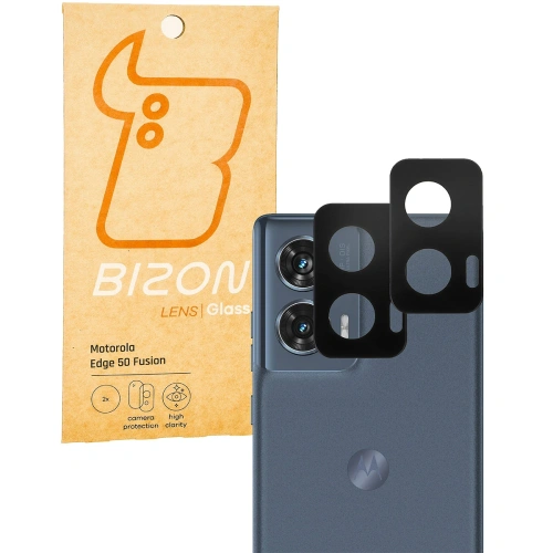 Szkło na aparat Bizon Glass Lens do Motorola Edge 50 Fusion [2 PACK]