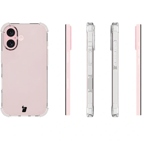 Elastyczne etui Bizon Case Salpa do Apple iPhone 16 przezroczyste