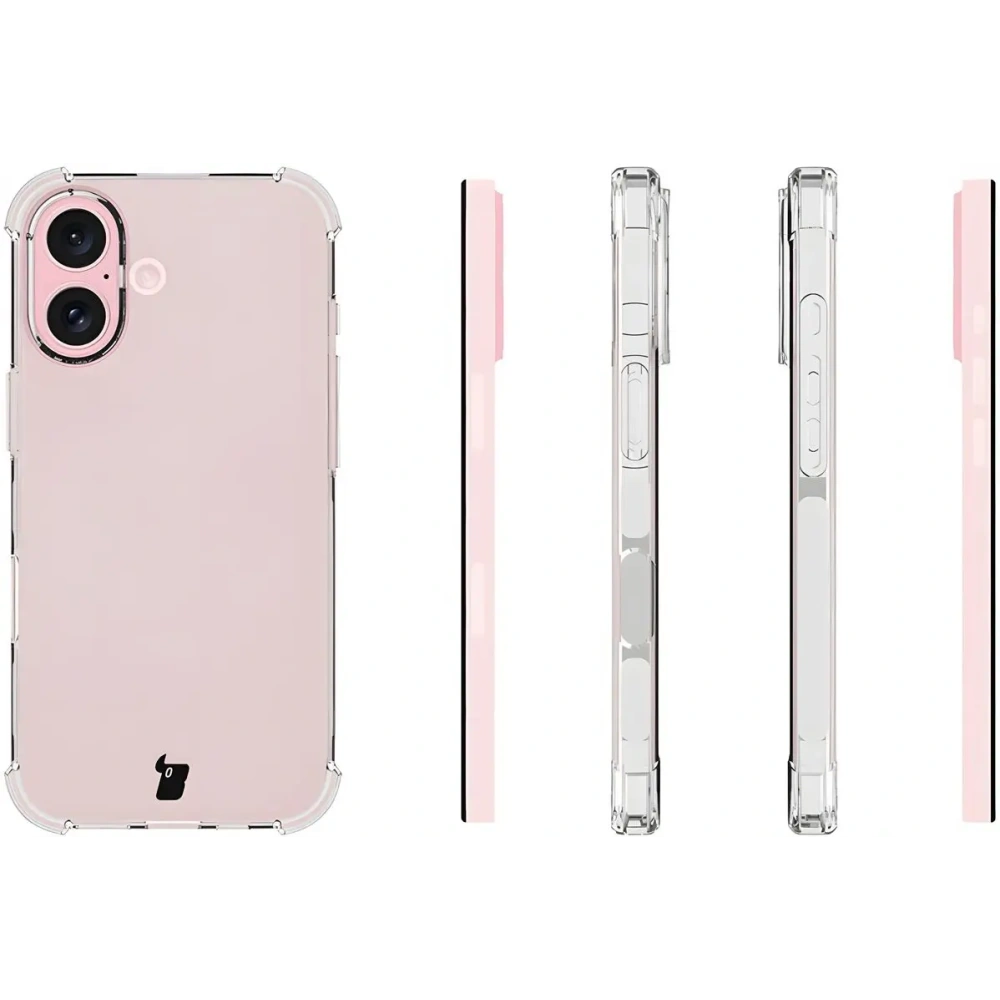 Hurtownia GSM - Elastické pouzdro Bizon Case Salpa pro Apple iPhone 16 průhledné - BIZ6161 - {ean13} - Hurt