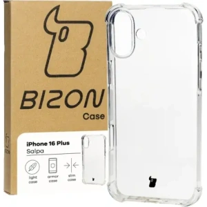 Hurtownia GSM - Elastické pouzdro Bizon Case Salpa pro Apple iPhone 16 Plus průhledné - BIZ6162 - {ean13} - Hurt