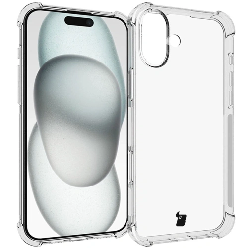 Elastyczne etui Bizon Case Salpa do Apple iPhone 16 Plus przezroczyste