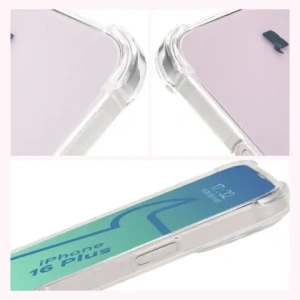 Hurtownia GSM - Elastické pouzdro Bizon Case Salpa pro Apple iPhone 16 Plus průhledné - BIZ6162 - {ean13} - Hurt