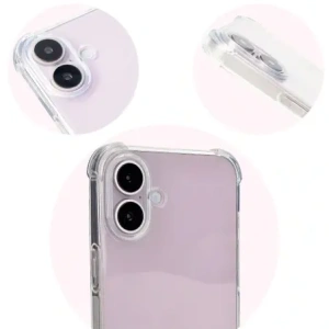 Hurtownia GSM - Elastické pouzdro Bizon Case Salpa pro Apple iPhone 16 Plus průhledné - BIZ6162 - {ean13} - Hurt