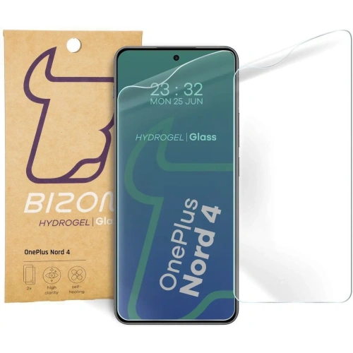 Folia hydrożelowa na ekran Bizon Glass Hydrogel Front do OnePlus Nord 4 [2 PACK]
