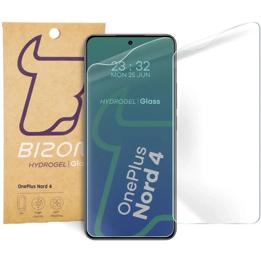 Wholesale Bizon Glass Hydrogel Front OnePlus Nord 4 [2 PACK] - BIZ6163 - {ean13} - Hurt