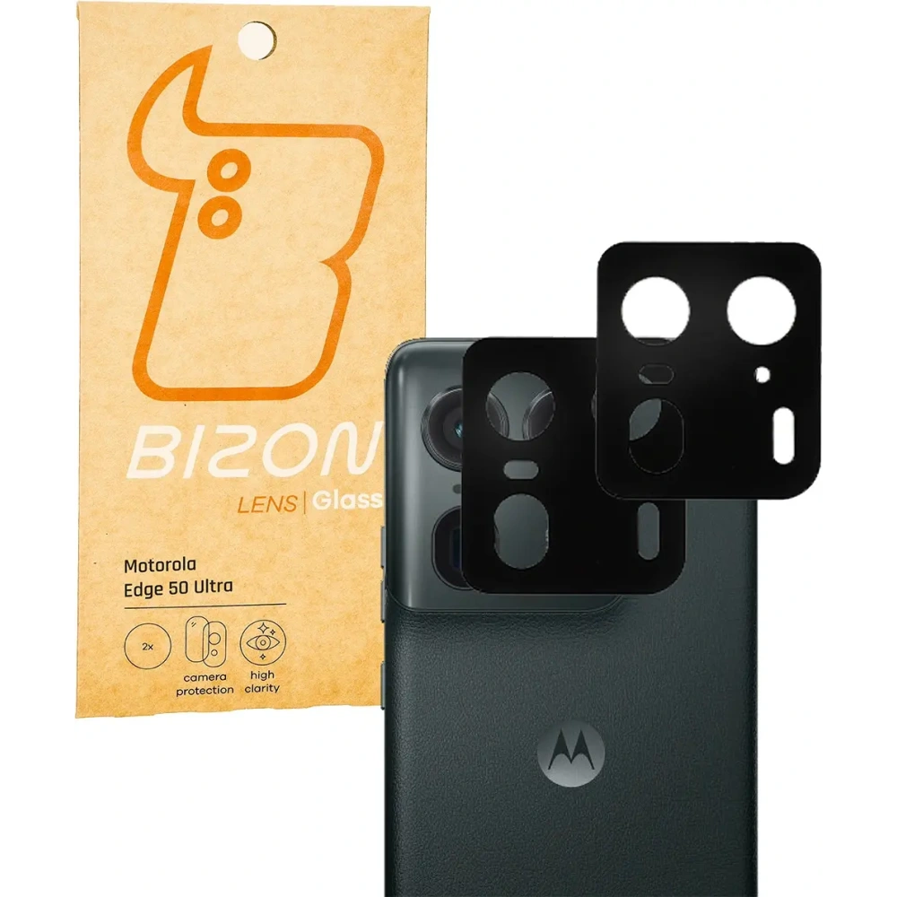 Wholesale Bizon Glass Lens Motorola Edge 50 Ultra [2 PACK] - BIZ6164 - {ean13} - Hurt