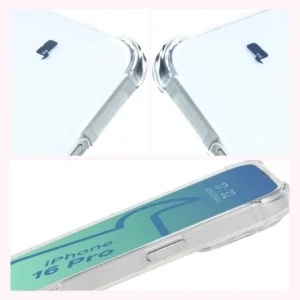 Hurtownia GSM - Elastické pouzdro Bizon Case Salpa pro Apple iPhone 16 Pro průhledné - BIZ6165 - {ean13} - Hurt