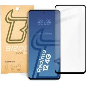 Hurtownia GSM - Tvrzené sklo Bizon Glass Edge 2 pro Realme 12 4G černý rámeček - BIZ6168 - {ean13} - Hurt