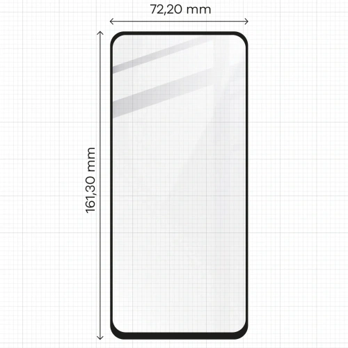 Szkło hartowane Bizon Glass Edge 2 do Realme 12 4G czarna ramka